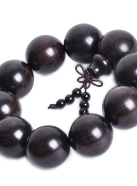 印尼紫光黑檀木顺纹老料乌沉水情