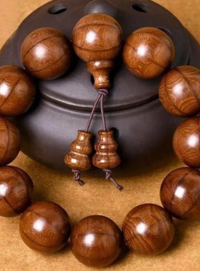 满花纹六道木手串108颗老料原木