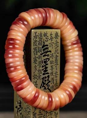 藏式天然骆驼骨手串满血骨头珠子