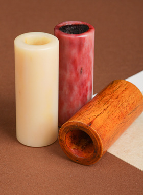 天然骆驼骨手把件骨段棒料手文玩