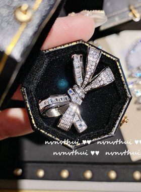 璀璨白金宝石法式镀18k