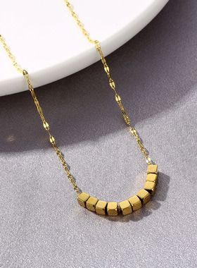 锁骨链女简约气质钛钢ins性感