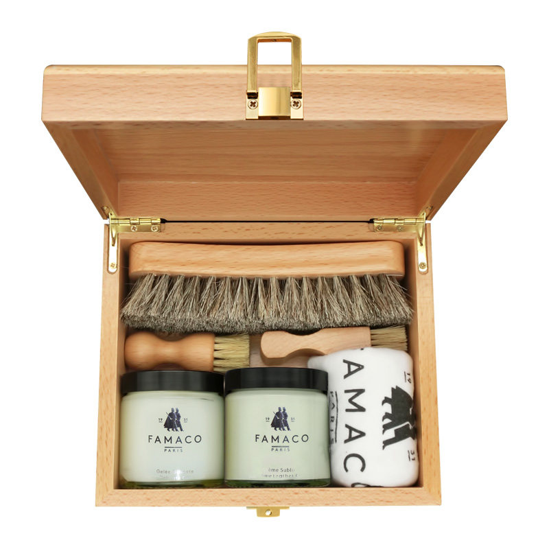 法国famaco光面皮护理霜真皮保养油 米克家居鞋油