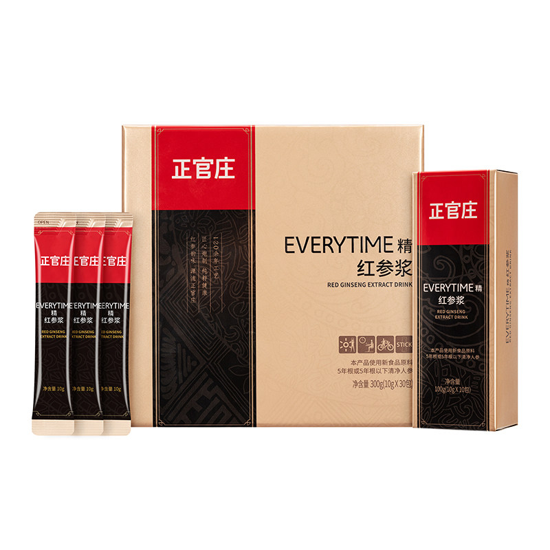 正官庄everytime 5年根红参高丽参 德佳食品人参/园参及其制品