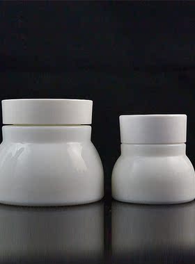 29元包邮瓷白避光乳液瓶精油瓶化妆品分装瓶膏霜盒面膜旅行空瓶