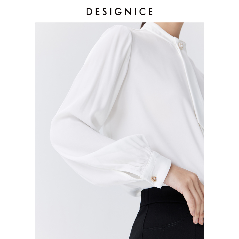 迪赛尼斯2022春季新款气质蕾丝衫 迪赛尼斯蕾丝衫/雪纺衫