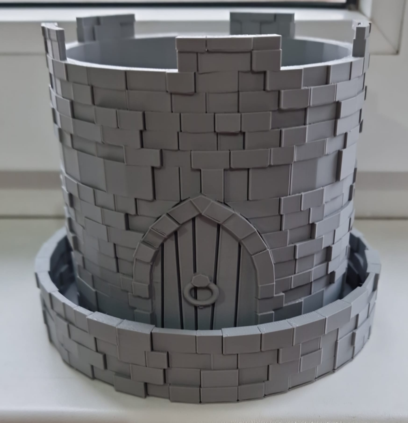 创意城堡带托盘可爱网红迷你花盆3d打印桌面绿植秋海棠块根肉肉盆,淘宝优惠券,粉丝福利购,淘宝优惠卷