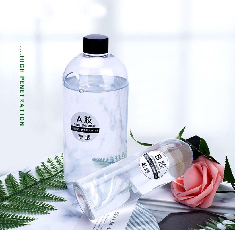 高透明环氧树脂水晶ab胶滴胶干花diy材料耐黄无毒标本手工胶 - 图2