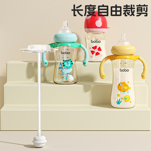 bobo宽口径奶瓶硅胶重力球吸管原装配件学饮水杯手柄蘑菇盖 - 图3