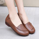 Beef tendon sole slip-on genuine leather soft sole mom's shoes