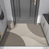 Entrance door floor mats can be customized with special-shaped door carpets