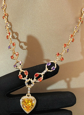 微镶锆石春夏潮流叠戴彩宝黄钻