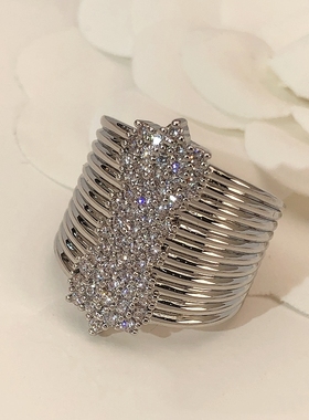 个性简约冷淡风指环食指戒尾戒