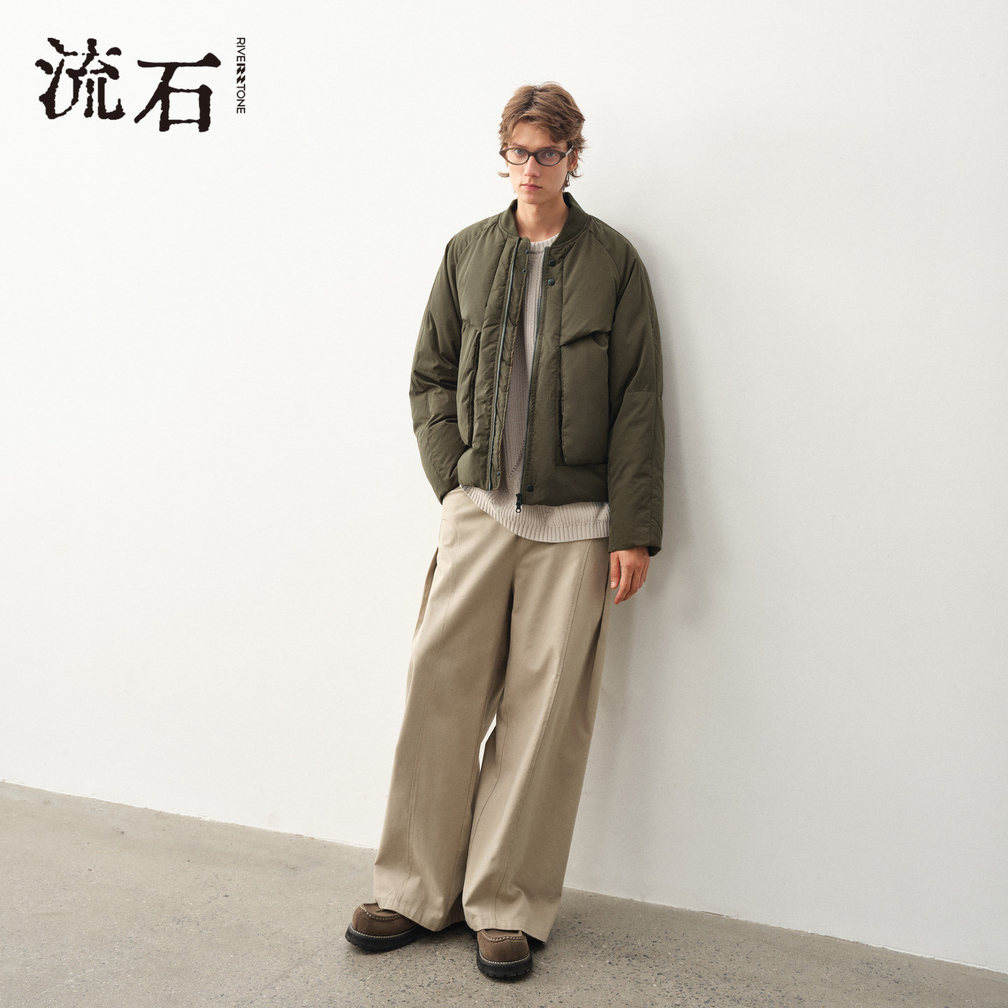 流石男装棒球服羽绒外套2025年冬季新款男士保暖时尚设计立领夹克,淘宝优惠券,粉丝福利购,淘宝优惠卷