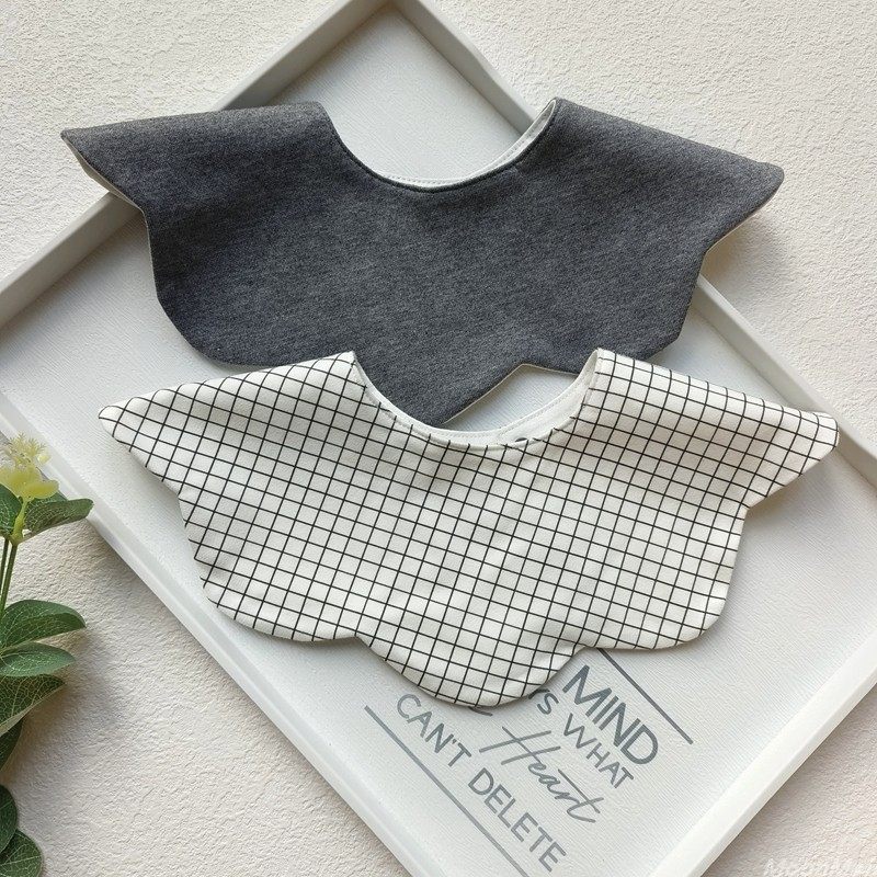 呵儿特围兜ins韩版宝宝A类纯棉防水围嘴婴儿加宽口水巾花瓣防吐奶,淘宝优惠券,粉丝福利购,淘宝优惠卷