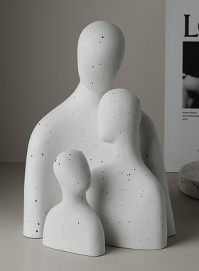 贝汉美北欧人像摆件酒柜装饰品