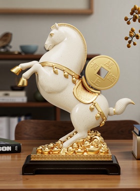 【马上有钱】马摆件客厅高档装饰