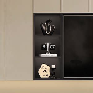 贝汉美客厅电视柜壁龛装饰组合中古风摆件花瓶乔迁新居礼物送朋友