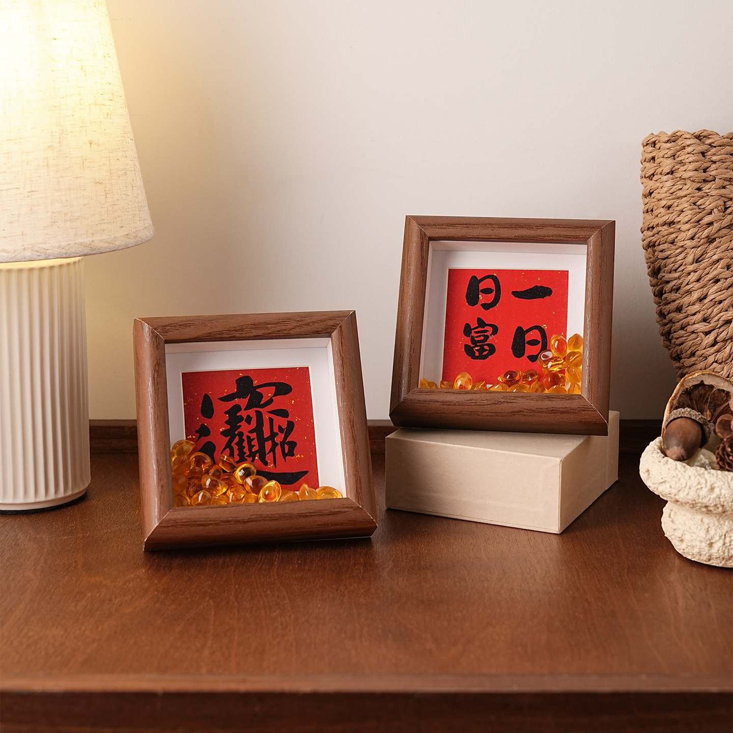贝汉美新中式招财进宝相框招财摆件客厅电视柜玄关装饰乔迁礼物,淘宝优惠券,粉丝福利购,淘宝优惠卷