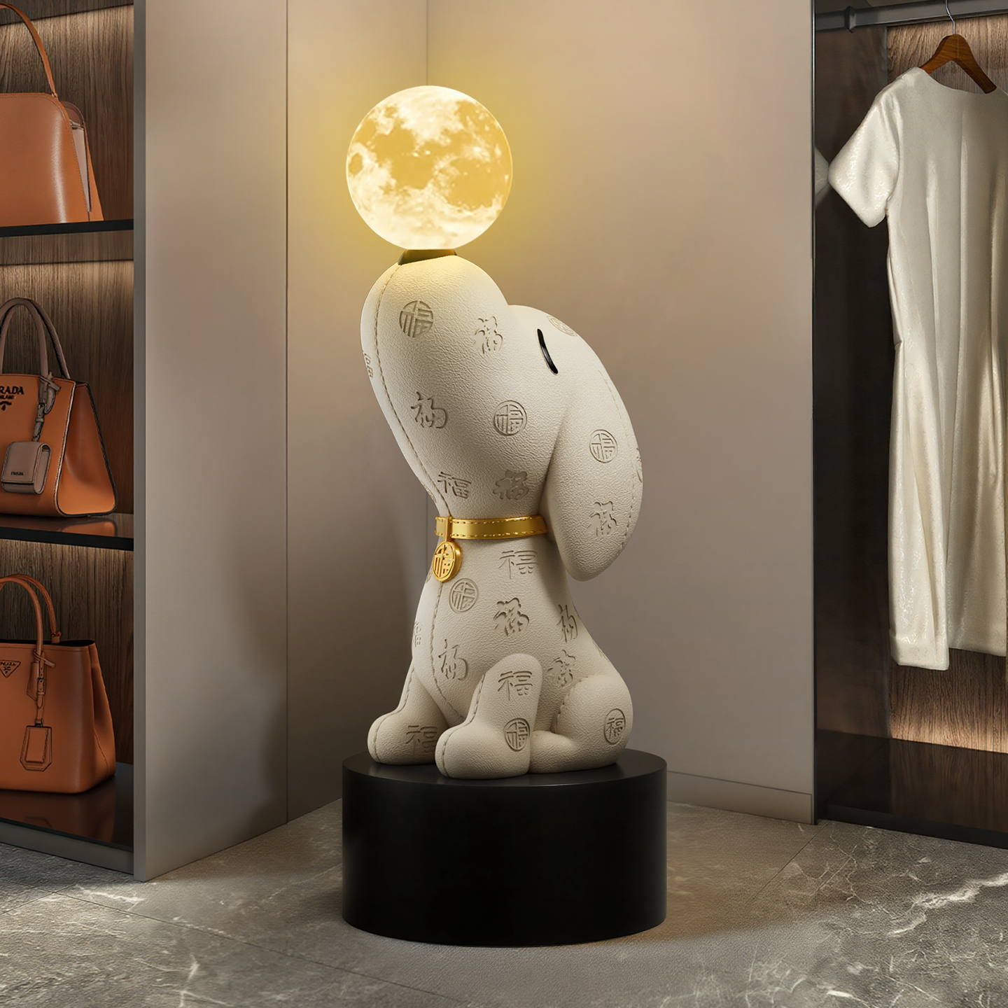 贝汉美比格犬蓝牙音响存钱罐大型落地客厅摆件电视柜轻奢家居装饰,淘宝优惠券,粉丝福利购,淘宝优惠卷