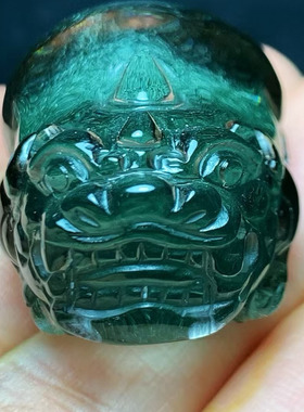 魅晶天然水晶晶体通透星光绿幽灵招财貔貅手链