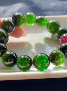 魅晶碧玺晶体通透手链