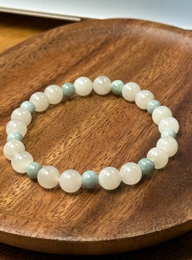 浅烟紫和田玉和翡翠相结合设计