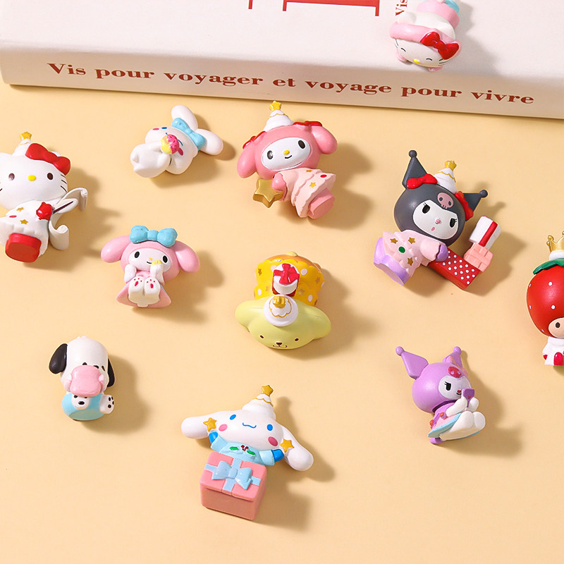 儿童生日蛋糕装饰大耳狗库洛米摆件卡通小猫小狗小兔子烘焙装扮,淘宝优惠券,粉丝福利购,淘宝优惠卷