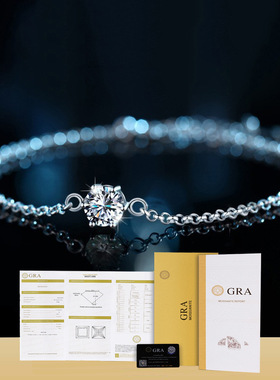 钻石之乡商丘人工钻石s925纯银经典六爪戒指项链手链女1克拉套装