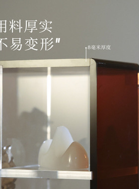 透明亚克力印章收纳盒书画首饰收纳多格收纳架化妆品桌面整理置物
