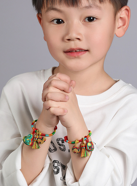 儿童宝宝小孩婴儿小粽子手工手链