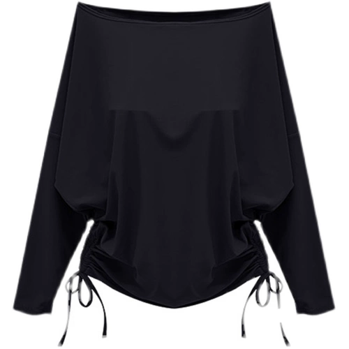 Купальник, сексуальный лонгслив, раздельный комплект для плавания, высокая талия, 3 предмета, по фигуре