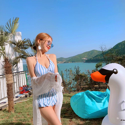 Японский раздельный купальник, брендовая юбка в зоне бикини, комплект, консилер для плавания, 3 предмета, облегающий крой