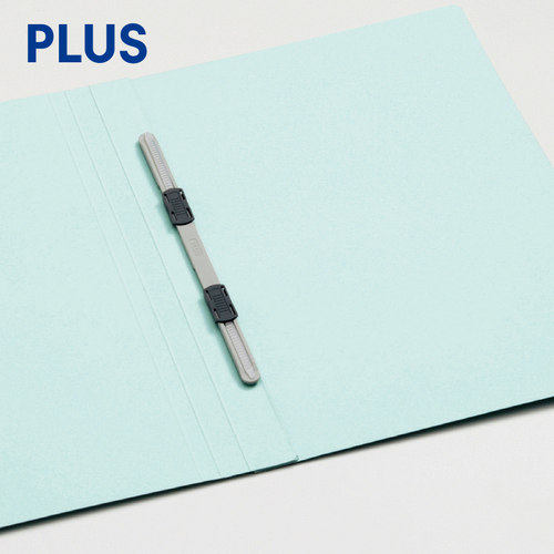 普乐士021N纸质文件夹A4打孔资料夹带夹具PLUS再生纸单片双孔纸板文件夹试卷整理夹个人资料文档分类档案夹 - 图2