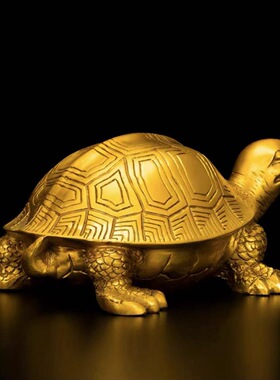 铜乌龟摆件铜千年龟百寿龙龟家居长寿龟贺寿礼品客厅玄关铜装饰品