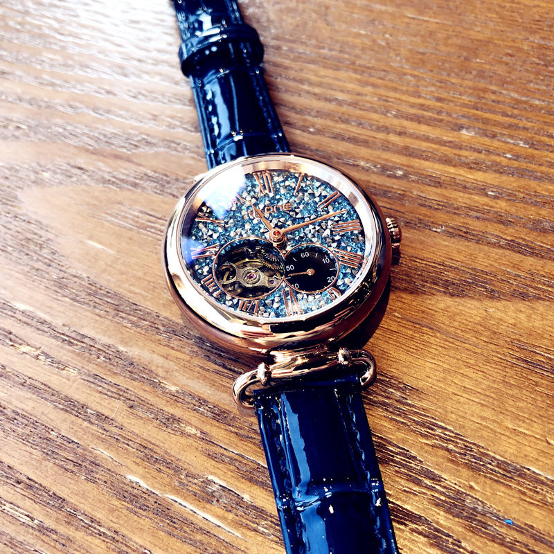 新款小众高级女士全自动复古机械表 酷林手表国产腕表