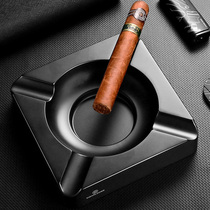 CIGARLOONG EGGPLANT LIGHT Ashtray Portable Sharp Scissors Windproof lighter Three sets of CL-TZ3025