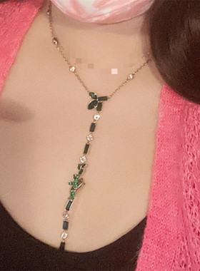 女项链王一博绿色手链耳钉树叶