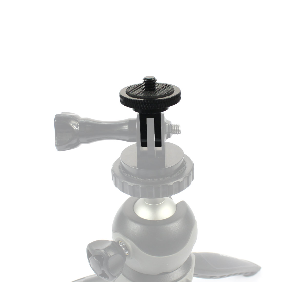 1/4连接器通用运动相机转接头简易支架转换头固定OSMO ACTION配件