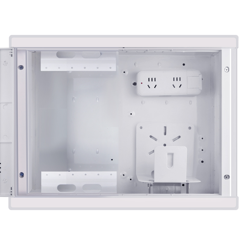 弱电箱多媒体集线箱家用暗装特大号光纤入户信息箱网络布线配电箱-图0