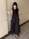 Pre-2026 summer new Korean style fashionable temperament versatile slimming sleeveless vest + high waist skirt two-piece set for women