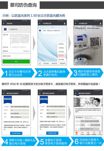 蔡司智锐镜片1.74单光数码型渐进片超薄1.67铂金膜防蓝光近视老花 - 图2