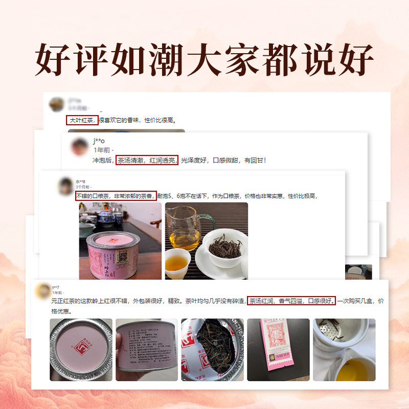 元正岭上红特级红茶浓香型茶叶正宗武夷红茶罐装自饮茶票系列送礼,淘宝优惠券,粉丝福利购,淘宝优惠卷