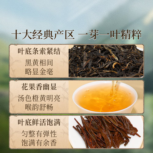 正山堂骏眉中国一芽一叶特级骏眉红茶正宗十大产区茶叶罐装30g - 图0