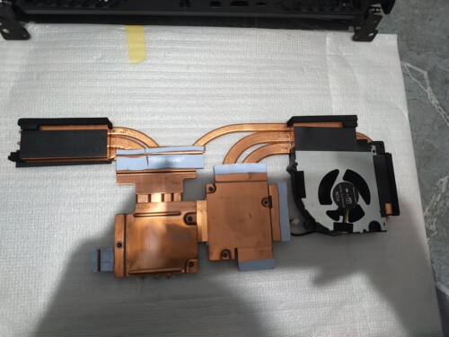 适用于蓝天NH55AC AD AF AMD炫龙M7吾空X5 神舟A7000散热风扇模组 - 图1