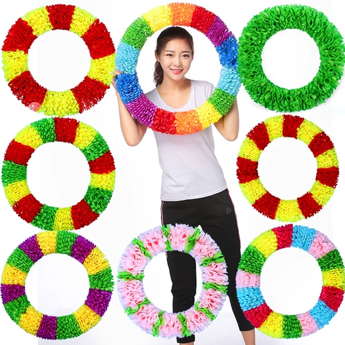 Церемония открытия Движения цветочного кольца с твердым кружком в детском саду танцевальной гимнастики