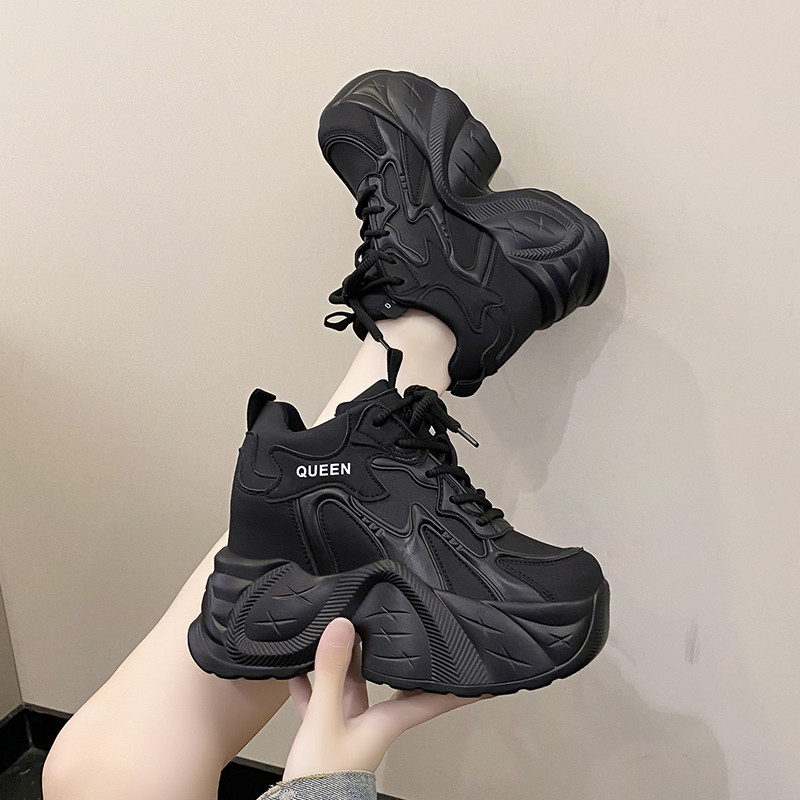 10cm内增高老爹鞋女2025春季新款厚底增高小个子显脚小运动休闲鞋,淘宝优惠券,粉丝福利购,淘宝优惠卷