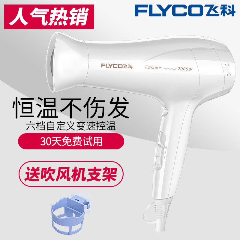 飛科大功率電吹風機家用髮廊吹風筒專業智慧冷熱風cuifengji風嘴