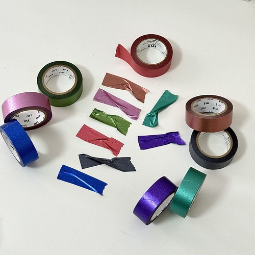 MT01P534~541纯色胶带高亮度高辉度整卷现货 - 图1