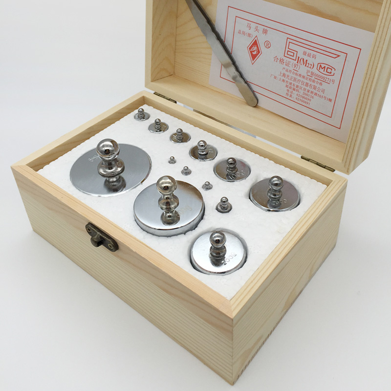 上海研衡砝码套装法码教学实验天平秤500g砝码电子称标准砝码1kg - 图3